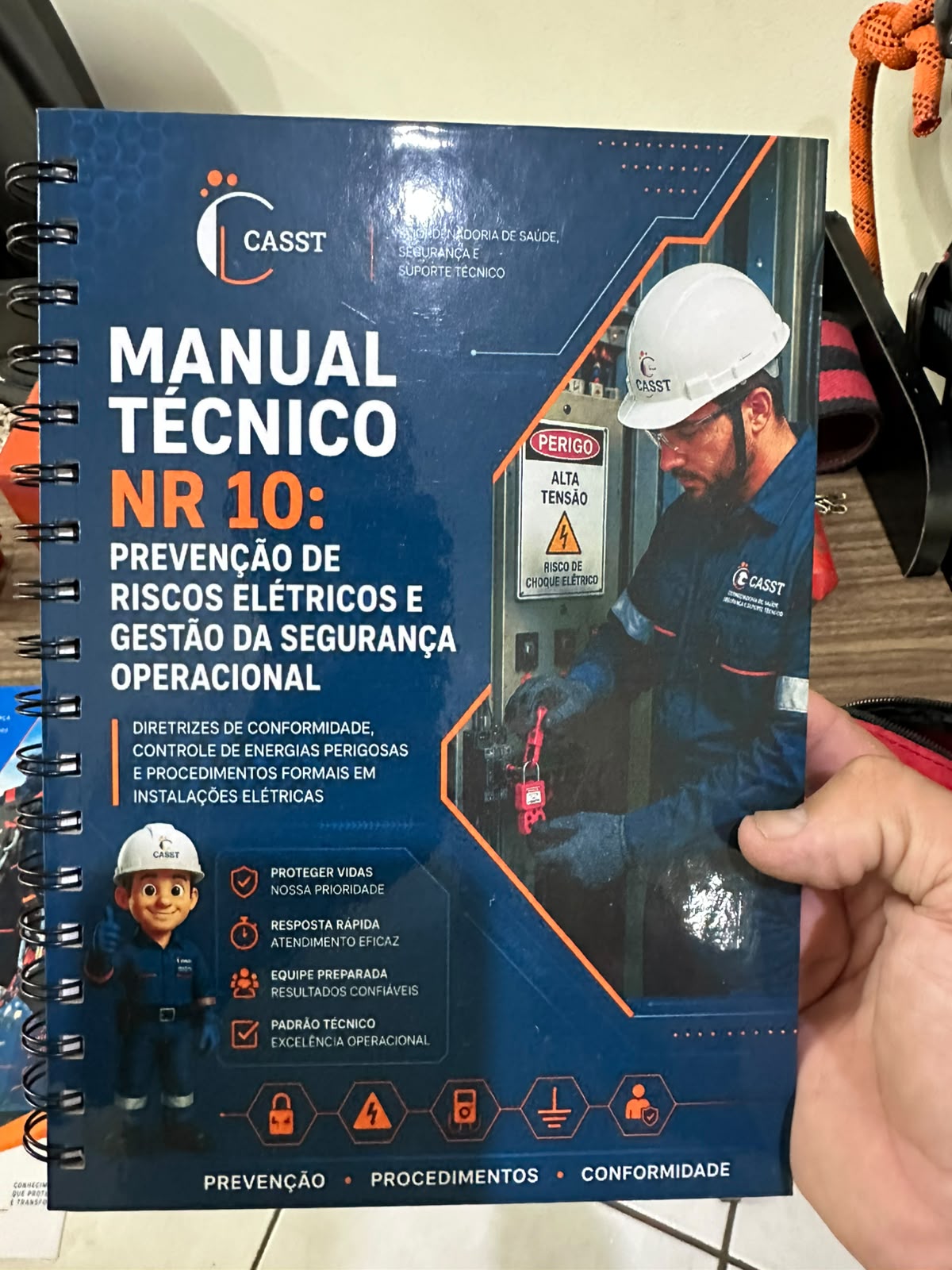 Capa do Manual Técnico CASST NR 10